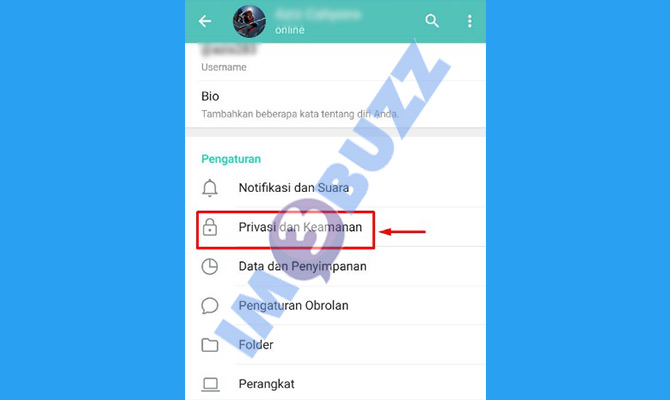 4. tap privasi dan keamanan buat menonaktifkan verifikasi dua langkah