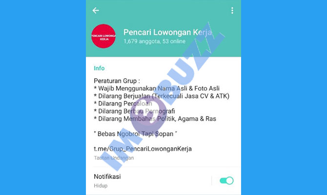 6. pencari lowongan kerja