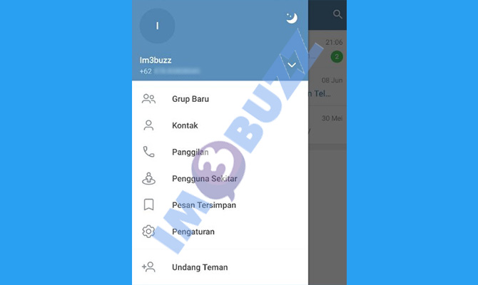 7. selesai mengembalikan akun telegram lama yang tehapus