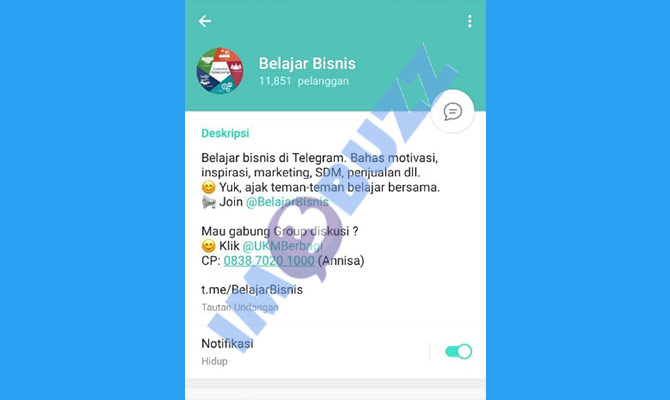 9. channel belajar bisnis