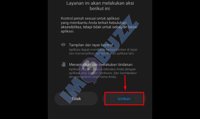 Berikan Izin