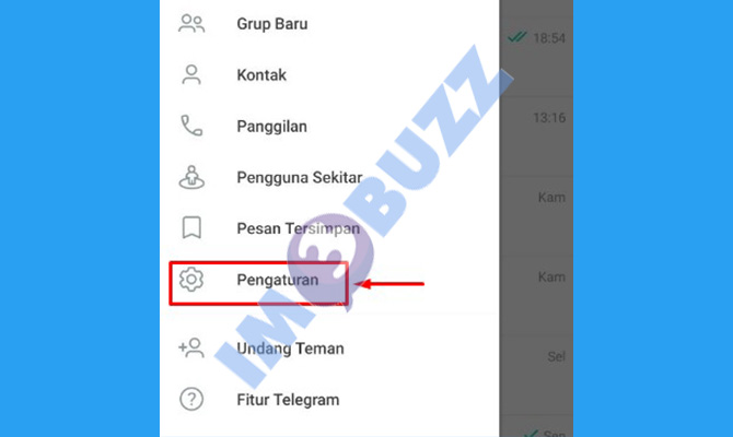 pilih menu pengaturan