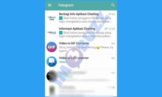 1. Buka Telegram Untuk Membuat Absen Online