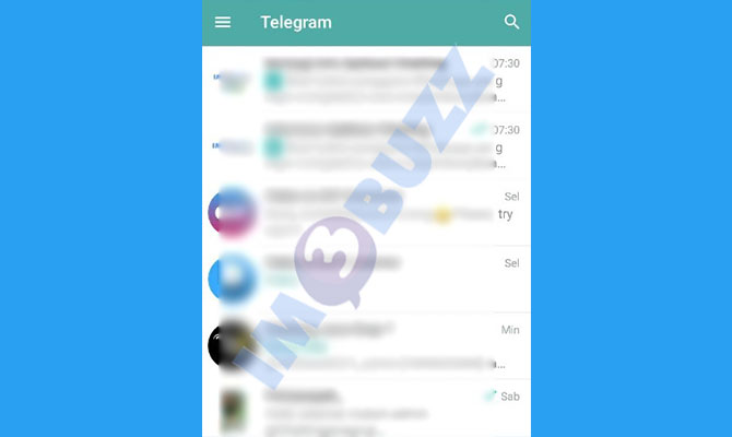 1. Buka Telegram Untuk Mencari Font Cuping