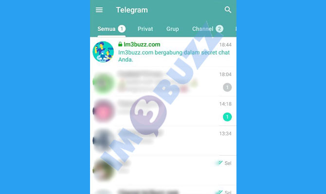 1. Buka Telegram Untuk Menghentikan Secret Chat