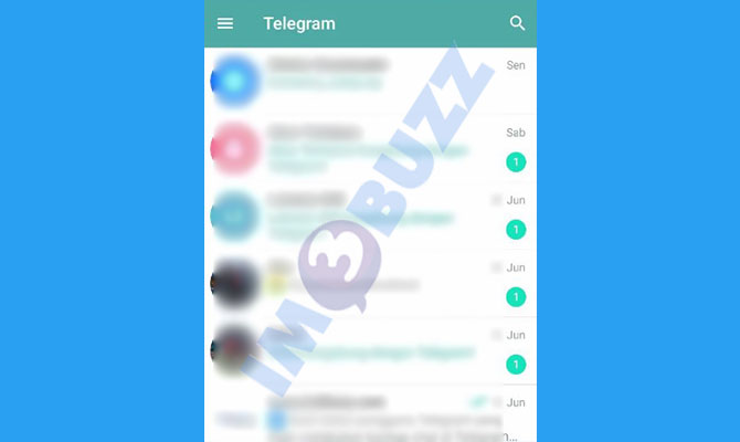 1. Buka Telegram Untuk Mengubah Font