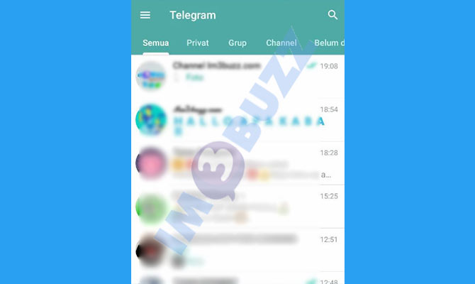 1. Buka Telegram Untuk Mengubah Ukuran Font