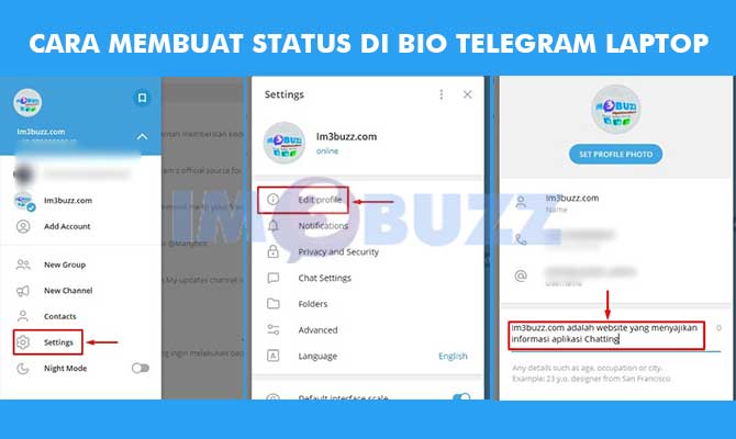 1. Cara Membuat Story Bio