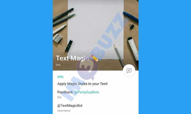 1. Text Magic Font Cuping Telegram Bot