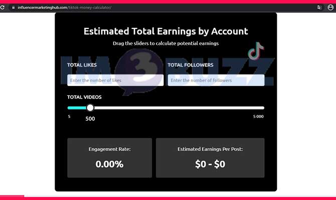 2. Kunjungi Situs Kalkulator Uang TikTok