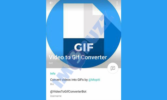 1. Video To GIF Converter @VideoToGifConverterBot