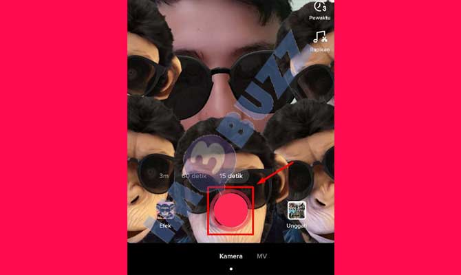 6. Buat Video Dengan Filter Monyet