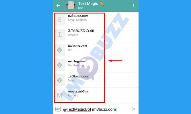 6. Pilih Font Cuping Telegram