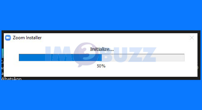 6. Tunggu Proses Install Zoom