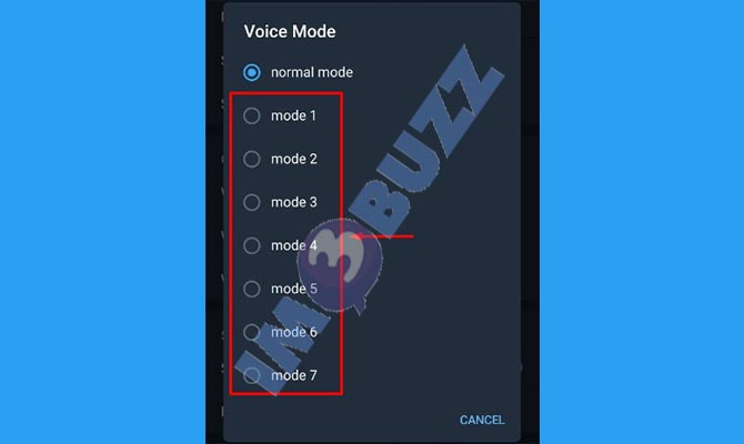 7. Pilih Mode Suara VN atau Telepon Telegram