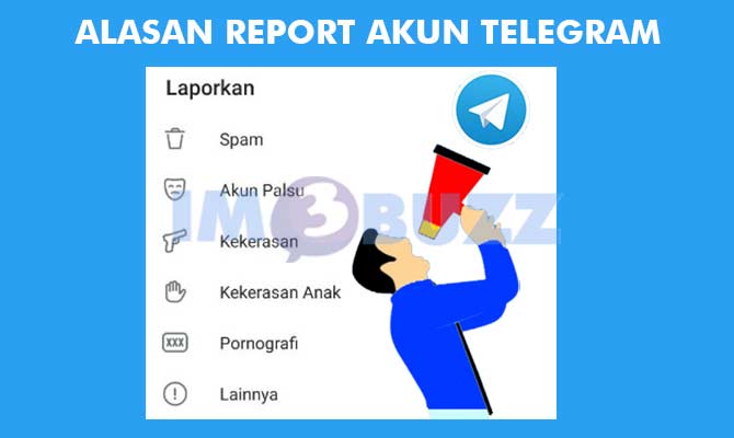 Alasan Report Akun Telegram