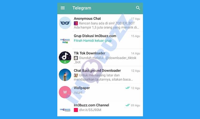 1. Buka Telegram Untuk Mengaktifkan Slow Mode