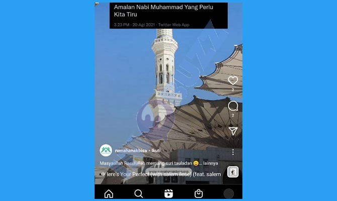 1. Cari dan Putar Story atau Reels IG