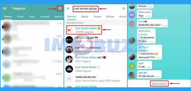 1. Mencari Teman Baru di Telegram dengan Bergabung Grup