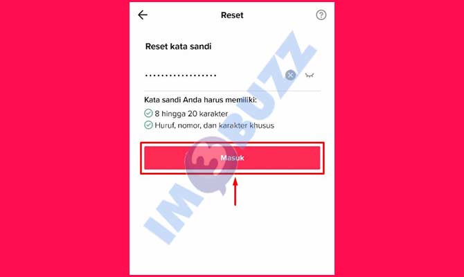 14. Tap Masuk Akun TikTok Lama Yang Lupa Kata Sandi