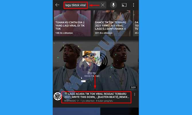 2. Cari dan Putar Musik di Youtube