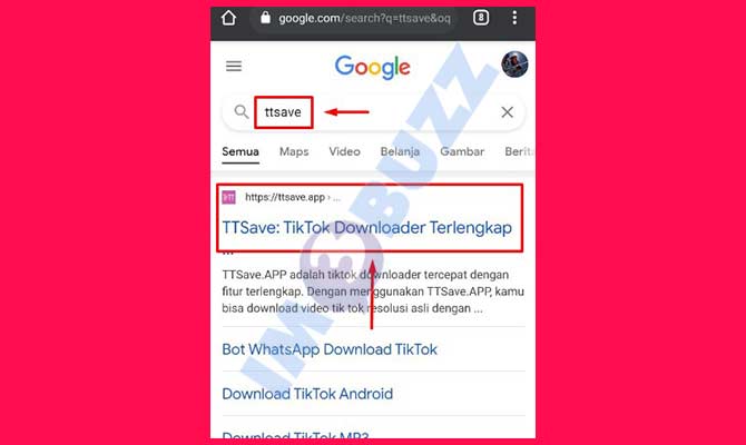 2. Kunjungi Situs Foto Profil TikTok Downloader