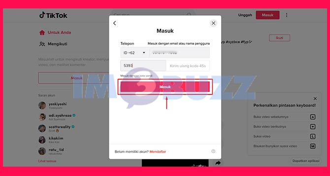 2. Lakukan Login TikTok Untuk Menonton Live