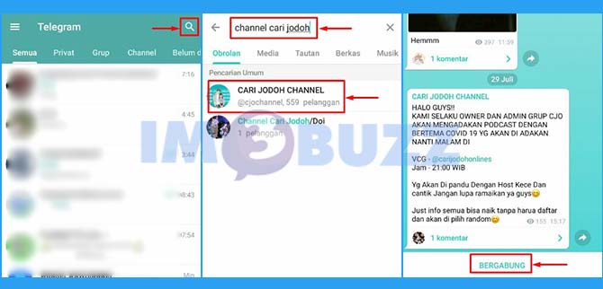 2. Mencari Teman Baru di Telegram dengan Mengikuti Channel