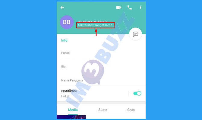 2. Terdapat Keterangan Terlihat Sangat Lama Jika Telegram Diblokir