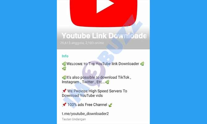 2. Youtube Link Downloader Bot Telegram Youtube Downloader