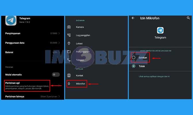 3. Aktifkan Suara di Telegram