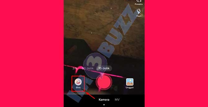 3. Ketuk Menu Efek TikTok