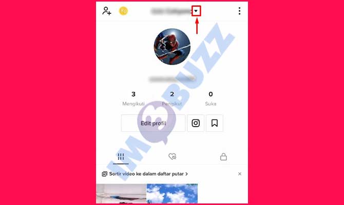 3. Lalukan Beralih Akun TikTok Lama Yang Nomornya Sudah Tidak Aktif