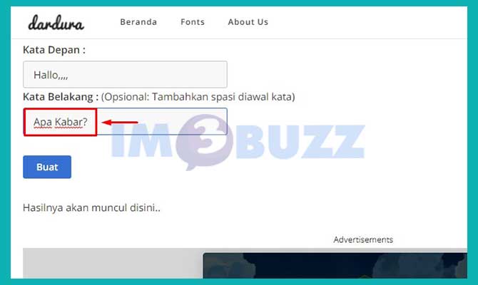 3. Masukkan Tulisan di Dalam Read More