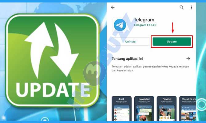 4. Memperbarui Versi Telegram