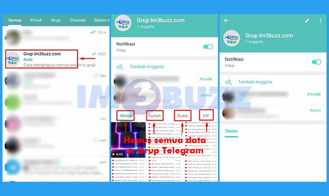 5. Cara Menghapus Data Di Grup