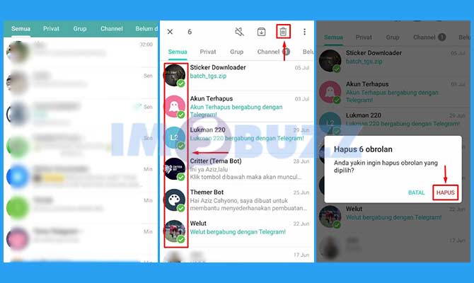 6. Hapus Chat Telegram Sekaligus