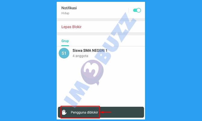 7. Selesai Memblokir Kontak Telegram