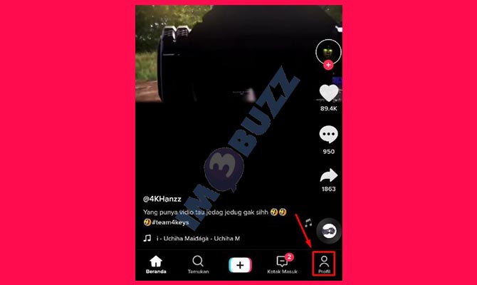 Buka Profil Akun TikTok