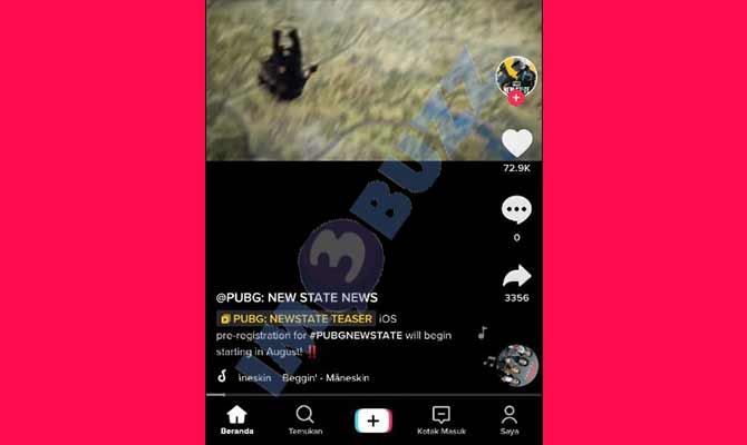 Buka TikTok Untuk Mendownload Video Yang Tidak Bisa di Download