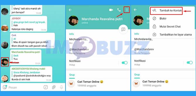 Cara Menambahkan Teman Baru dari Grup Telegram  ke Kontak 