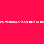 Cara Menambahkan Link Di Bio TikTok