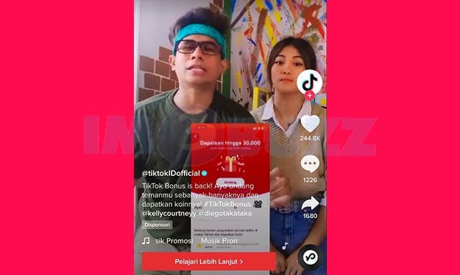 Contoh Iklan TikTok In-Feed Video