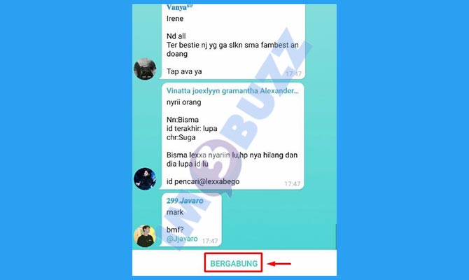 Ketuk Bergabung Komunitas RP Telegram