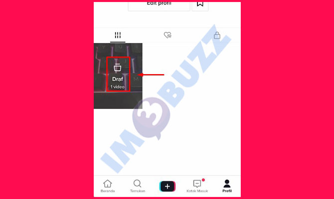 Ketuk Draft TikTok