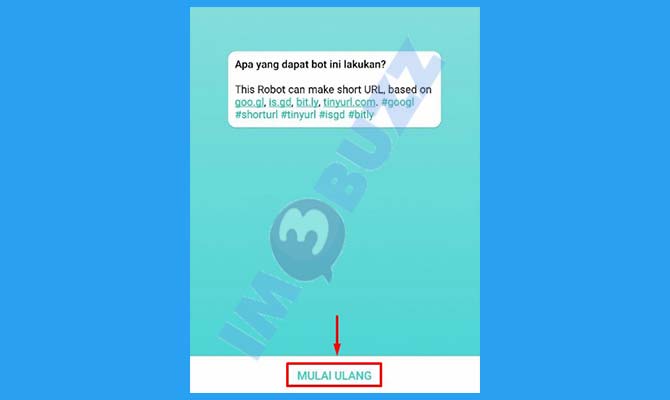 Ketuk Mulai Dengan Bot Pembuat Hyperlink