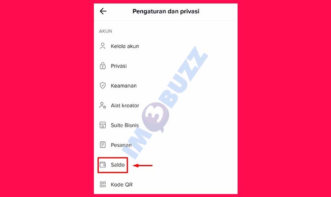 Pilih Opsi Saldo