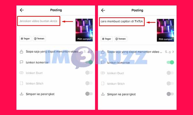 Proses Edit Caption TikTok