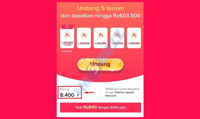 Selesai Cek Saldo Uang di TikTok Original