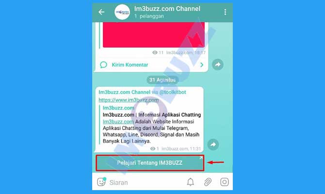 Selesai Membuat Button Link di Telegram